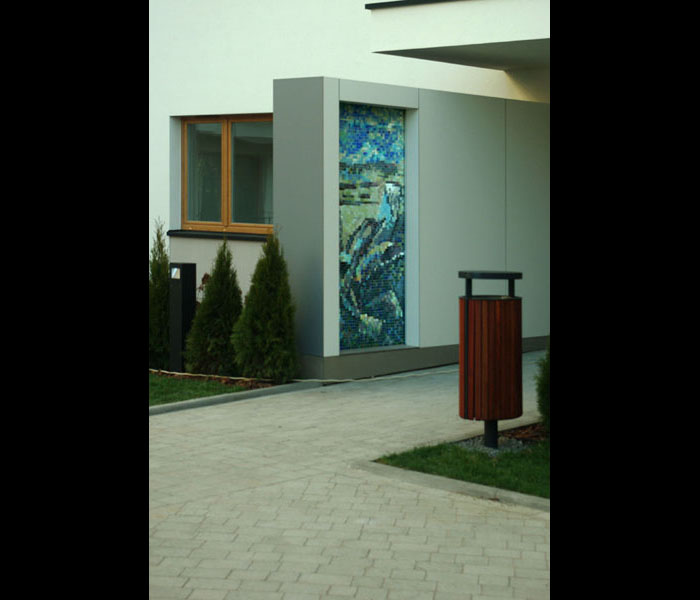 Dorota Brodowska - Mosaics - 1 / 48 - Żoliborz Artystyczny Estate in Warsaw, Poland, J. Mierzejewski settlement (authors: D. Brodowska, T. Znosko)